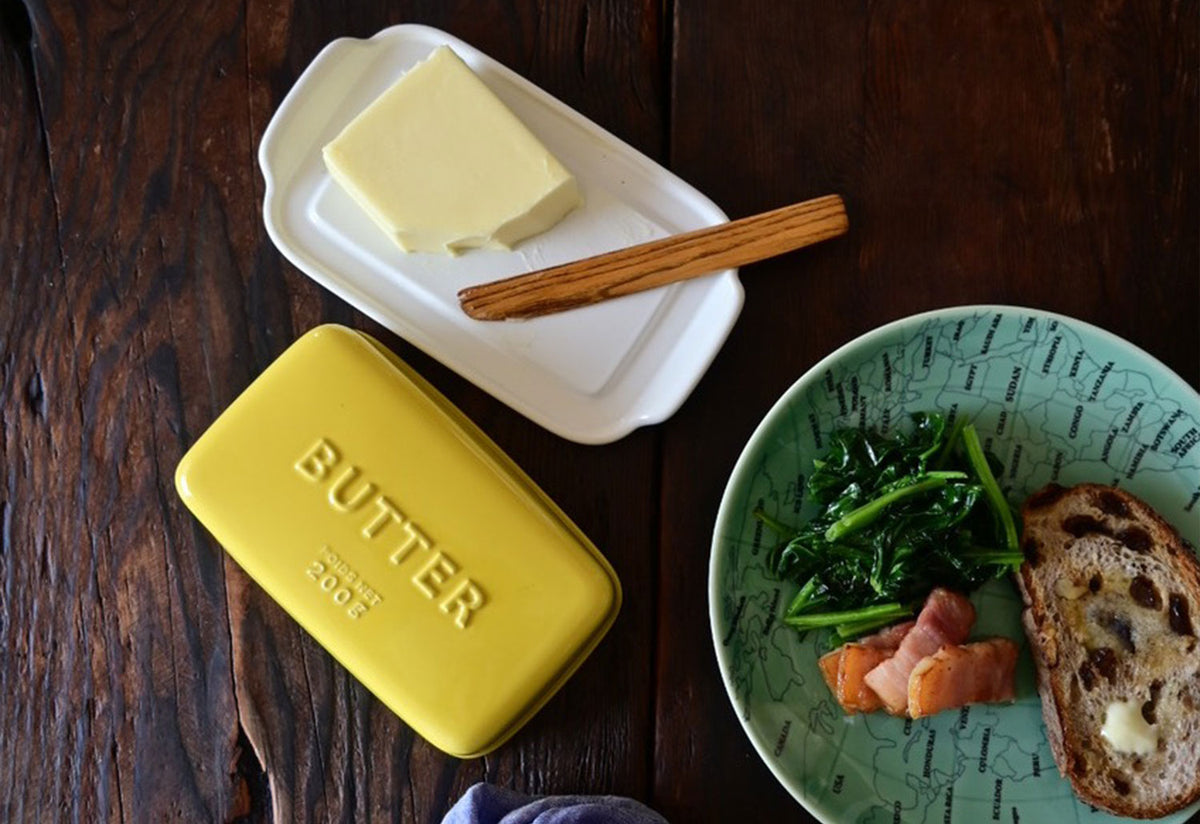 Arrondi Butter Dish, Studio m', Marumitsu poterie