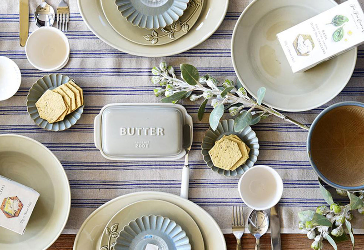 Arrondi Butter Dish, Studio m', Marumitsu poterie