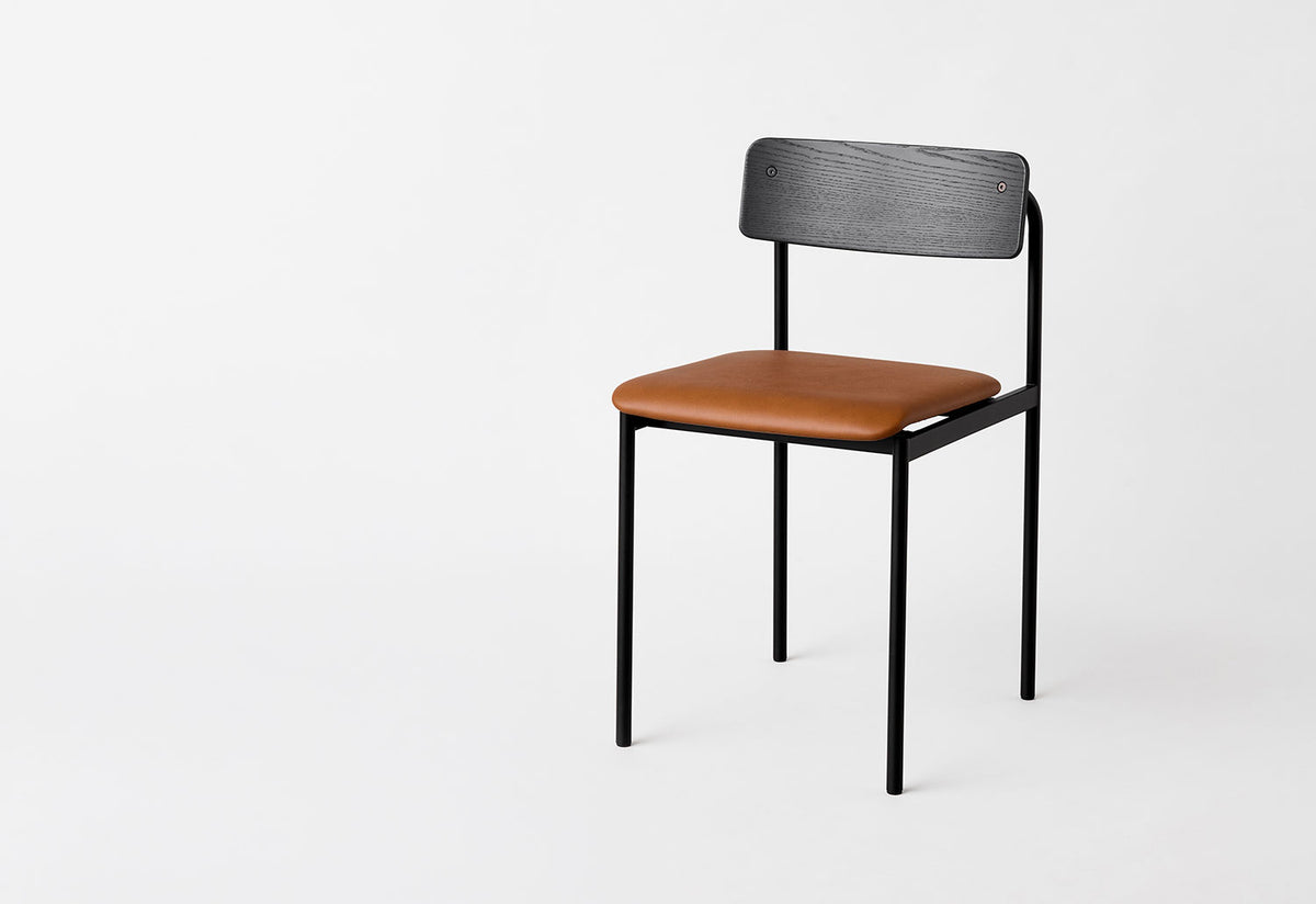 Offset Chair | Upholstered Seat, Moebe