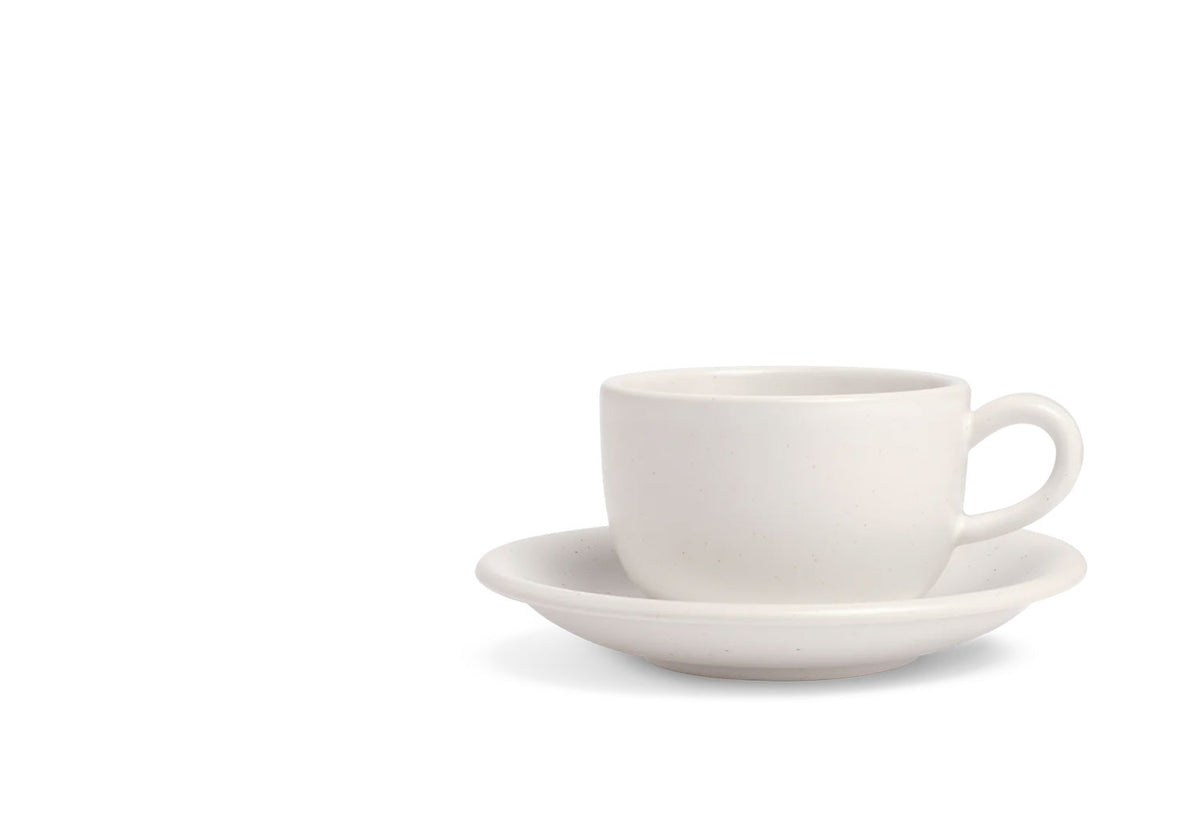 Monoware Flat White Cup + Saucer, Ian mcintyre, Monoware