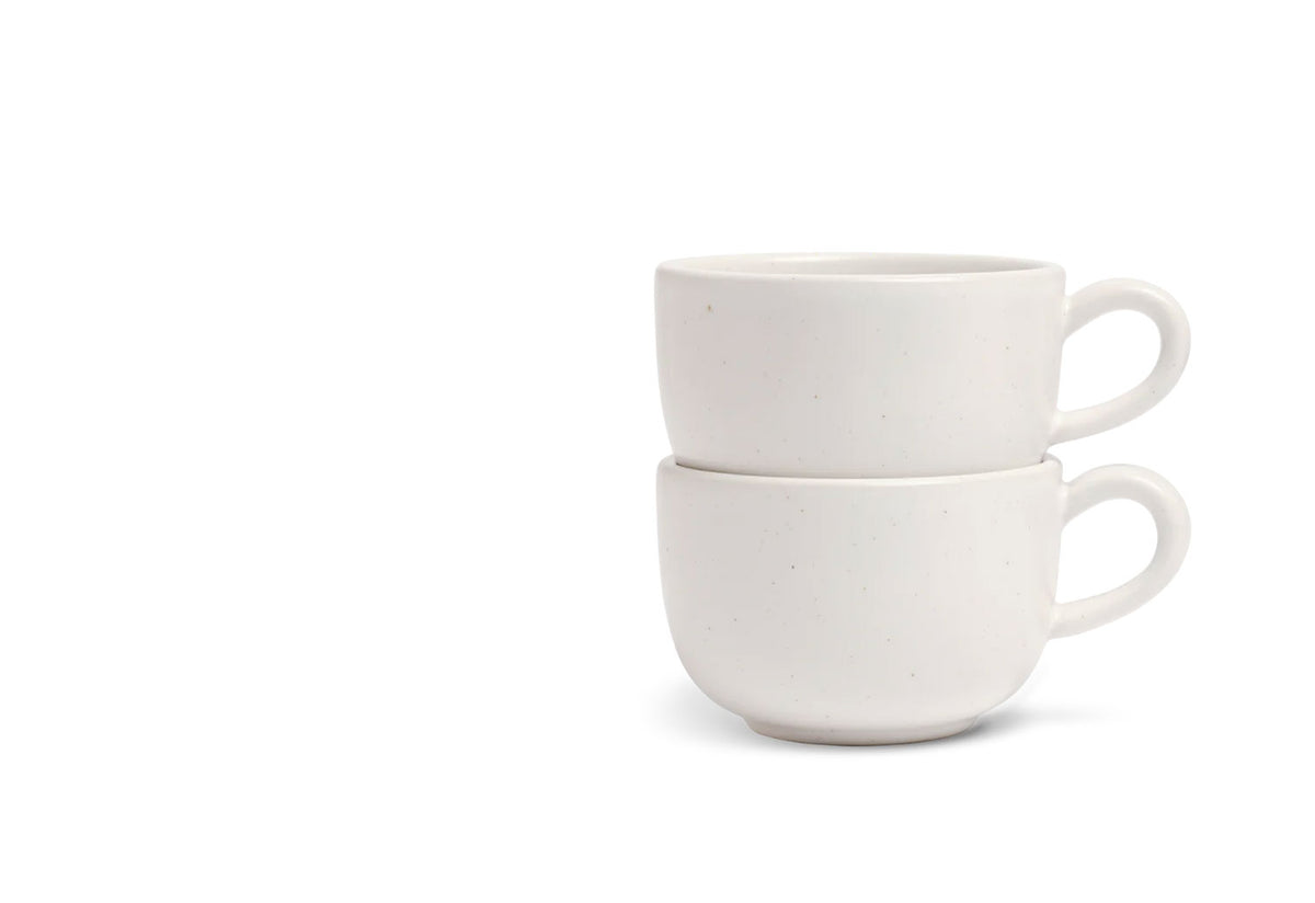 Monoware Flat White Cup + Saucer, Ian mcintyre, Monoware