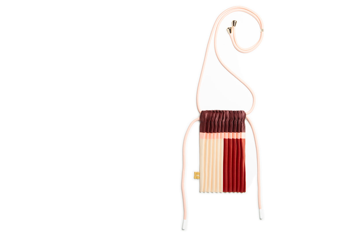 Pleated Mini Bag, Multitudes