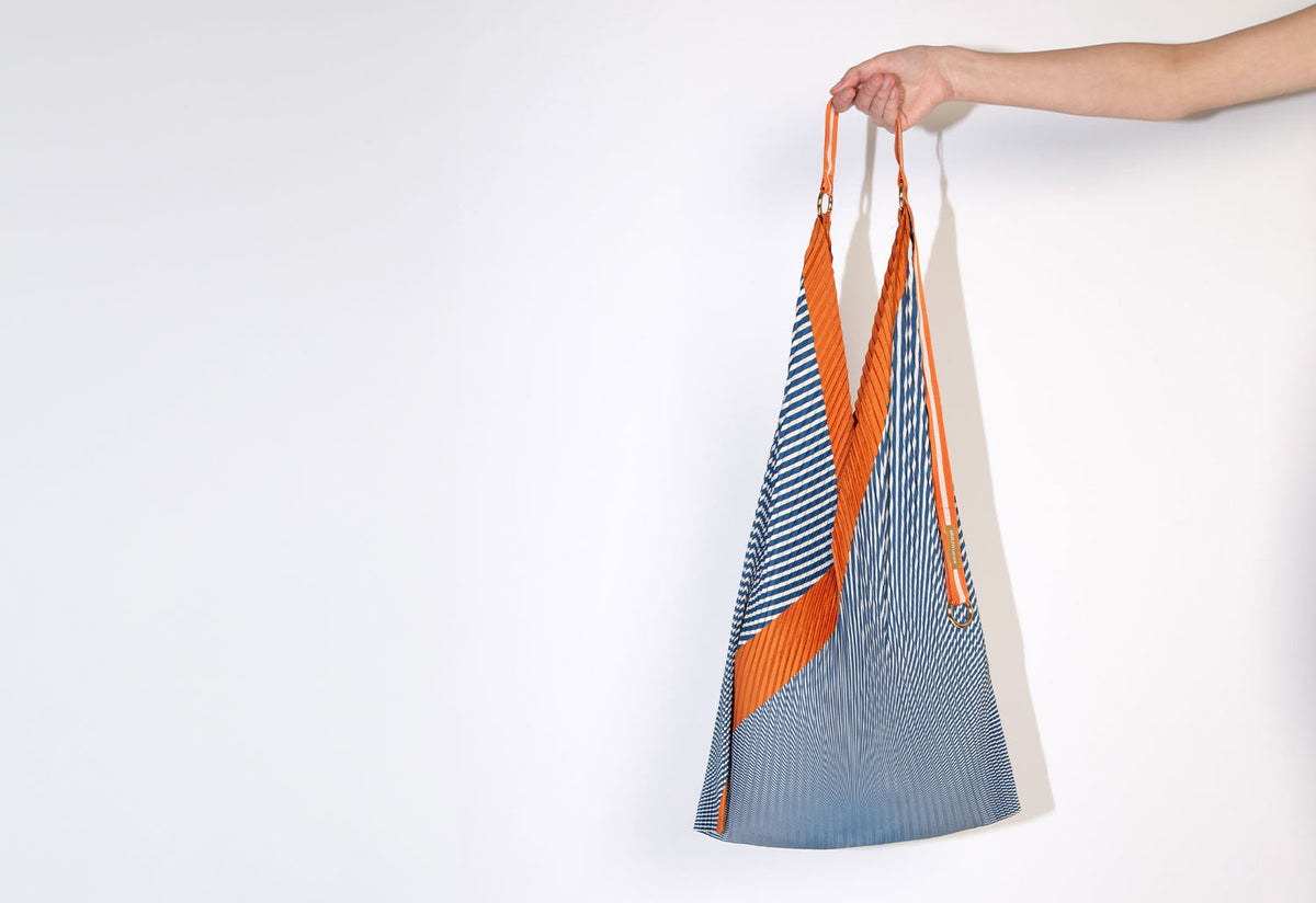 Pleated Y Bag with Pochette, Multitudes