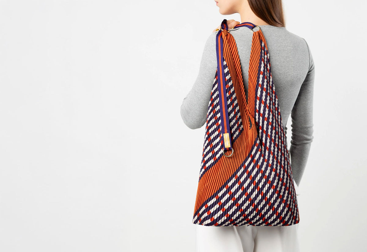 Pleated Y Bag | Sophie Terracotta, Multitudes