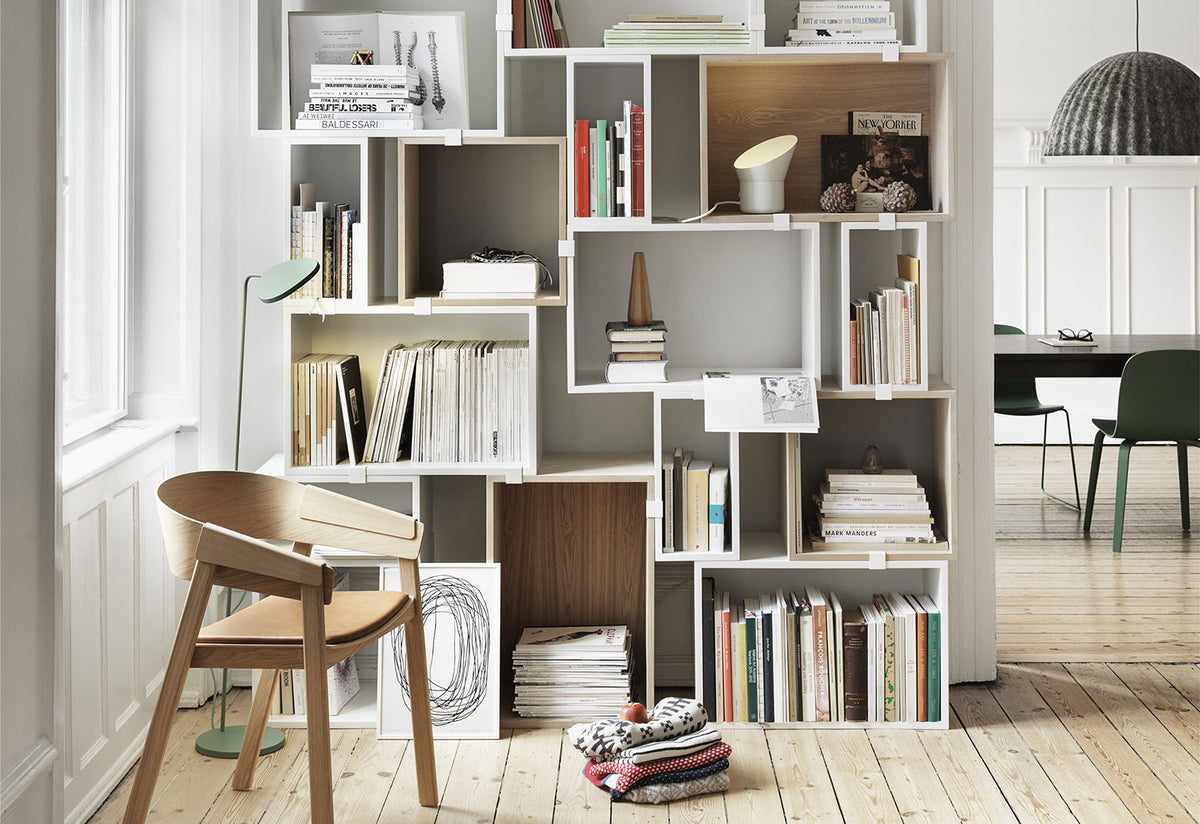 Stacked 2.0 Shelving with Back, Jds architects, Muuto