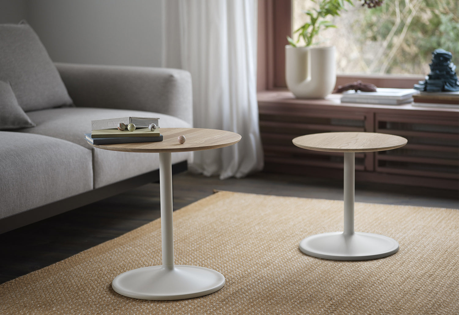 Muuto Soft Side Table | twentytwentyone | Square - 40cmh / Oiled Smoked ...