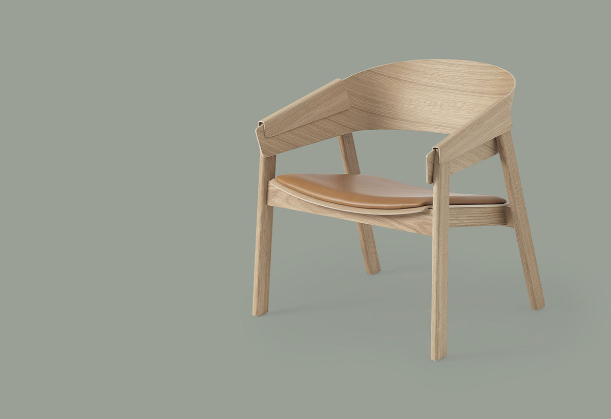 Cover Lounge Chair | Leather, Thomas bentzen, Muuto