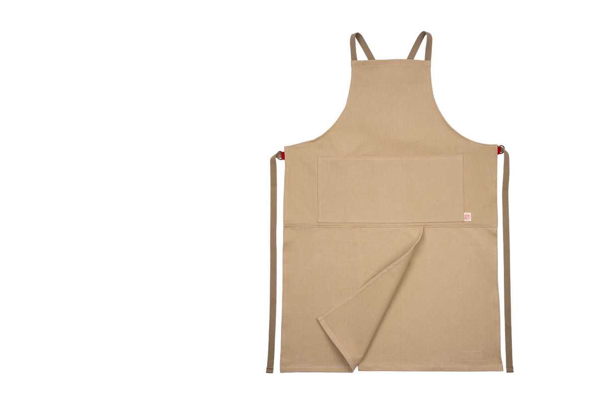 Split Front Canvas Apron, Niwaki