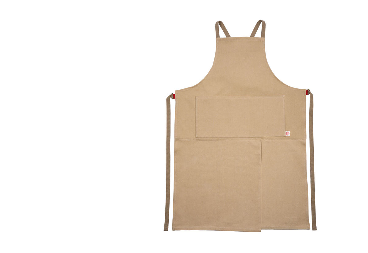 Split Front Canvas Apron, Niwaki