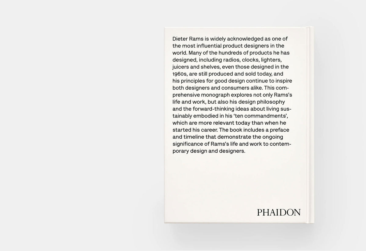Dieter Rams: As Little Design as Possible, Phaidon