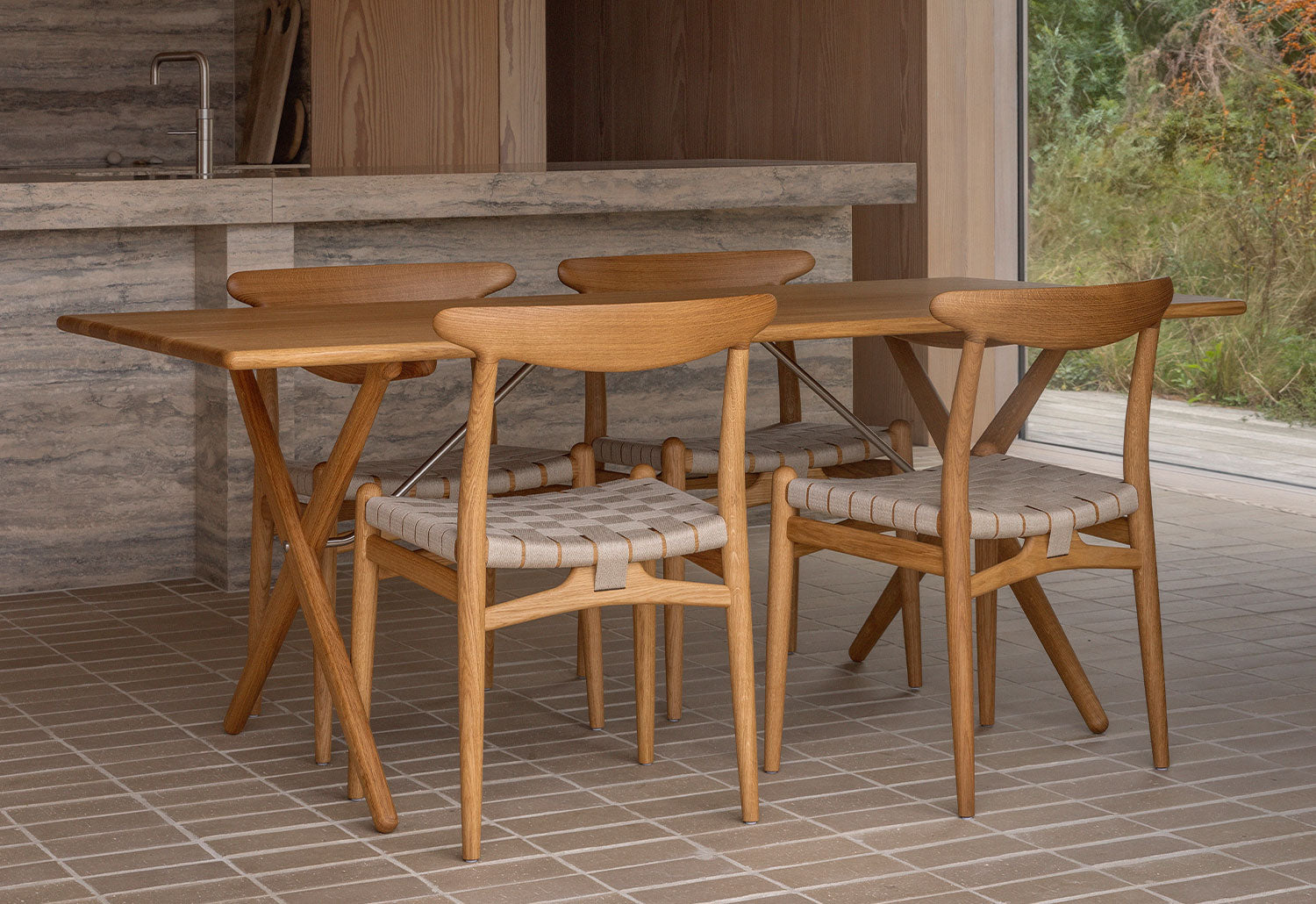 PP Mobler PP85 Cross Legged Table | twentytwentytwentyone