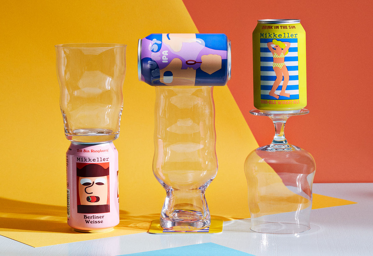 Mikkeller IPA Beer Glass Set, Holmegaard glasvaerk, Rosendahl