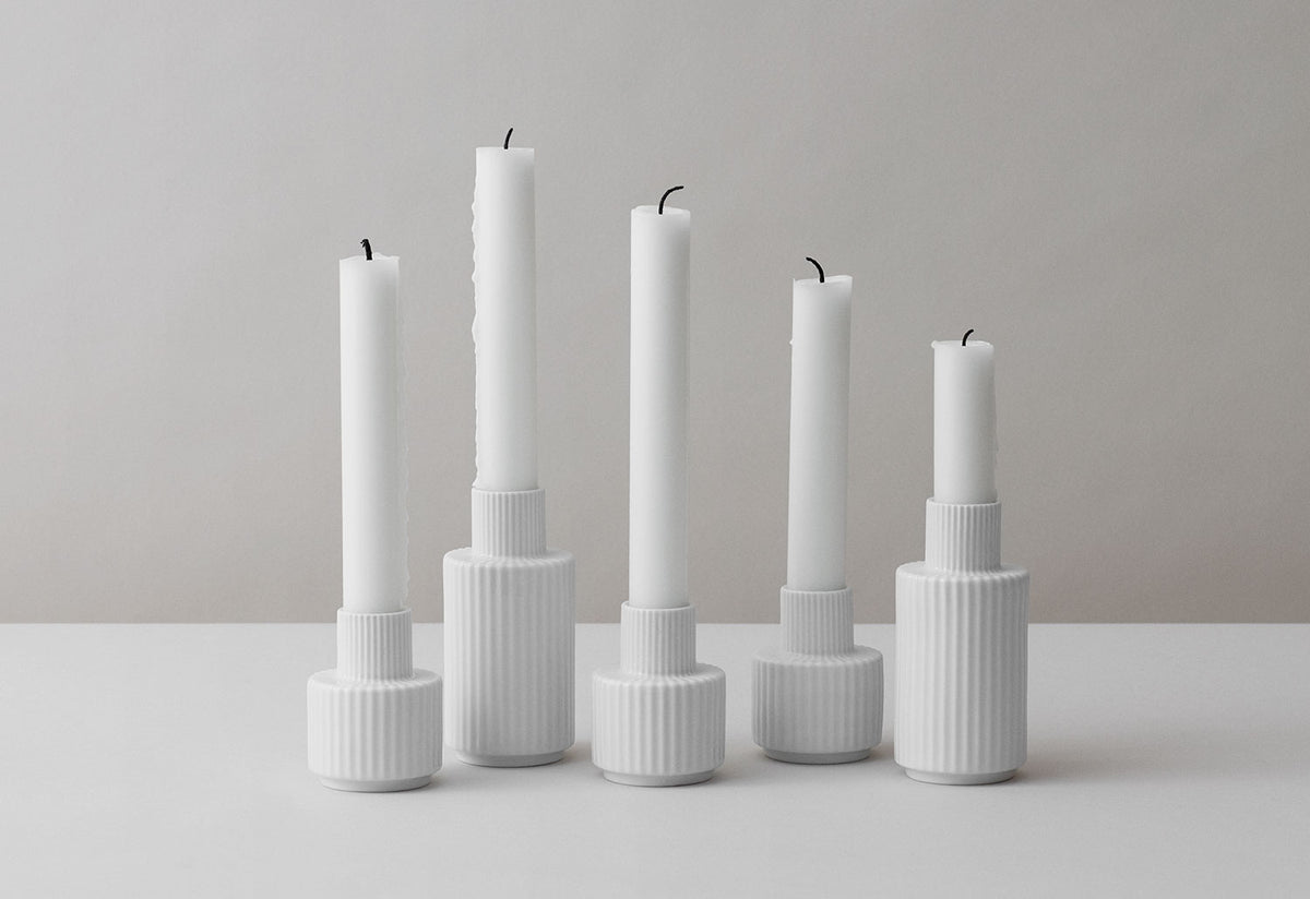 Lyngby Candle Holder, Lyngby porcelain