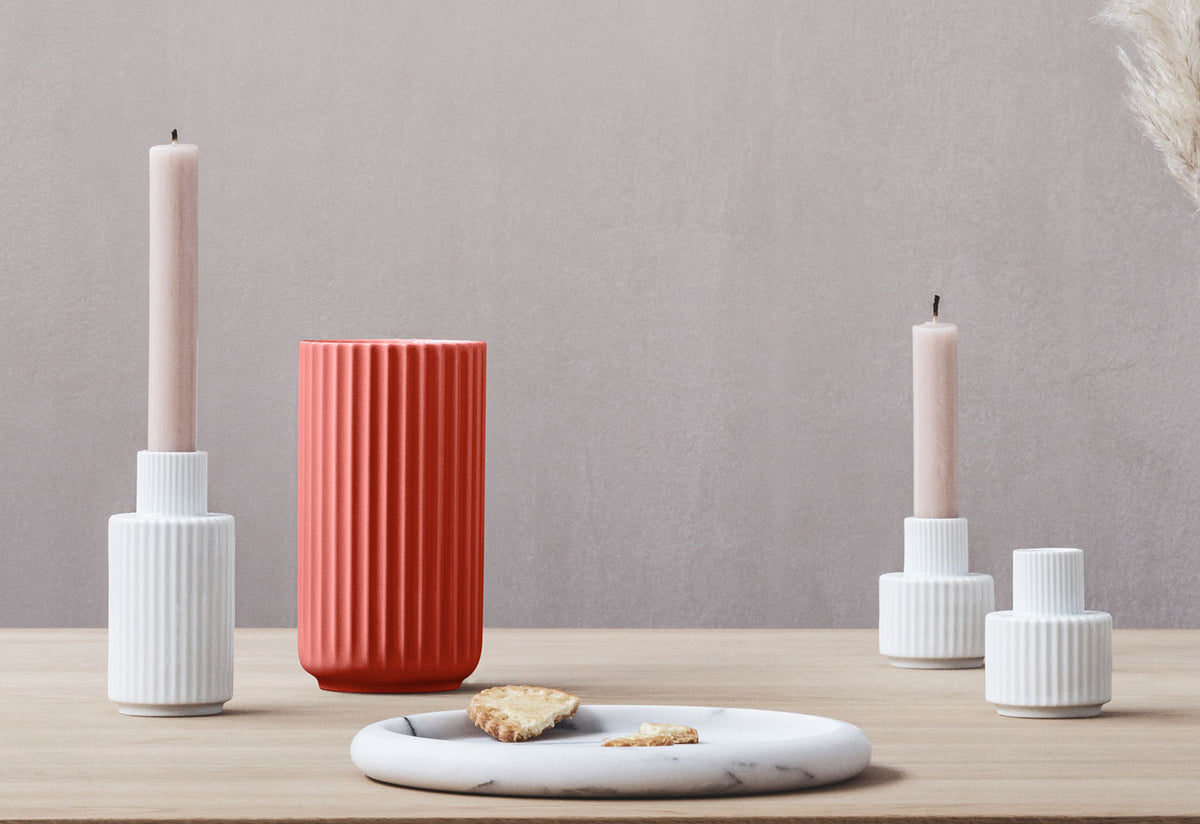 Lyngby Candle Holder, Lyngby porcelain