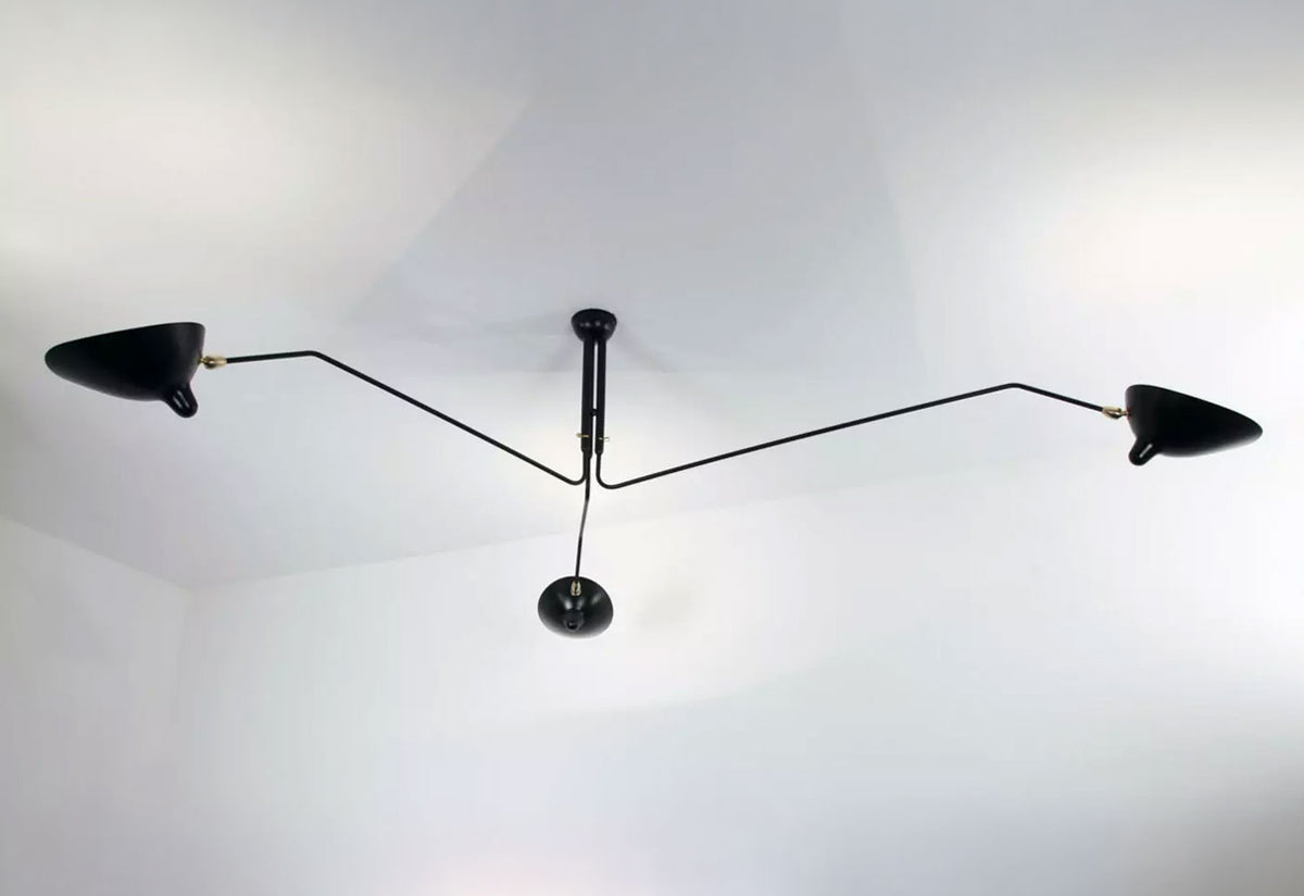 Plafonnier Pivotants, Serge mouille, Serge mouille editions