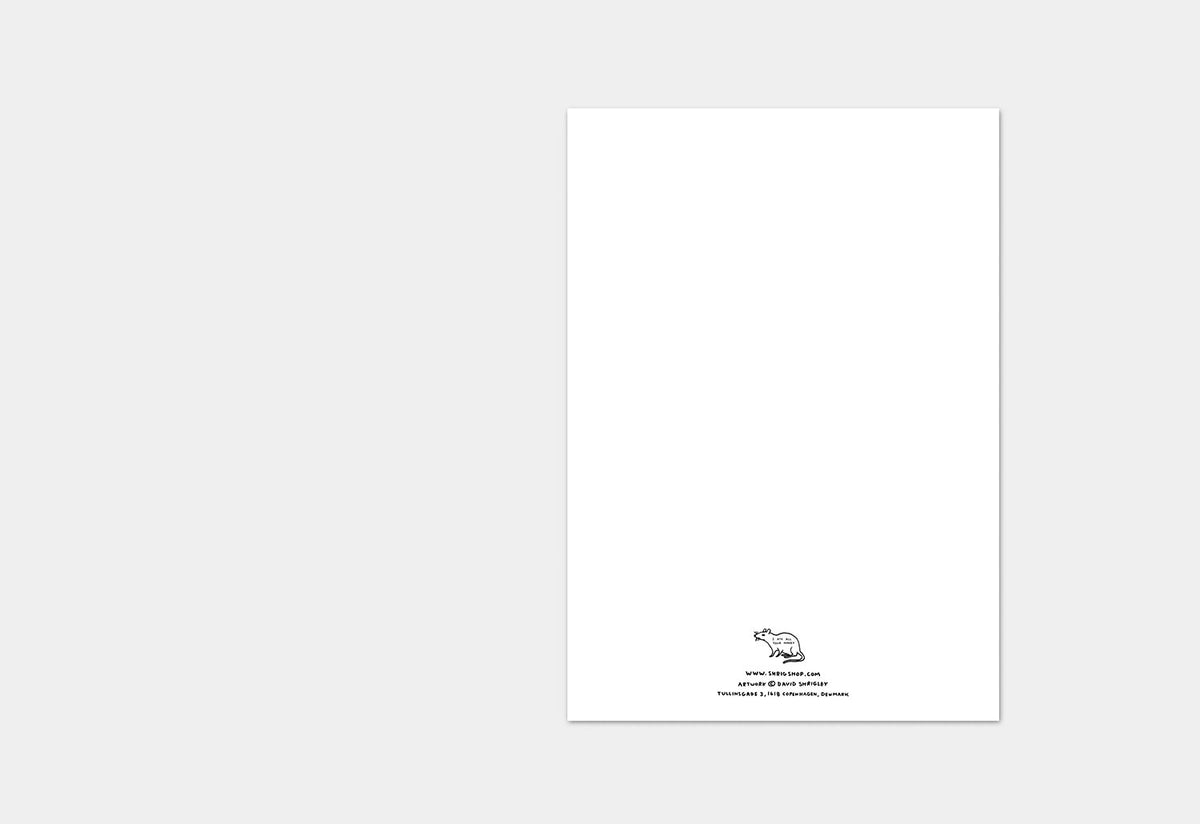 Life Is Fantastic Card, David shrigley, Shrig shop