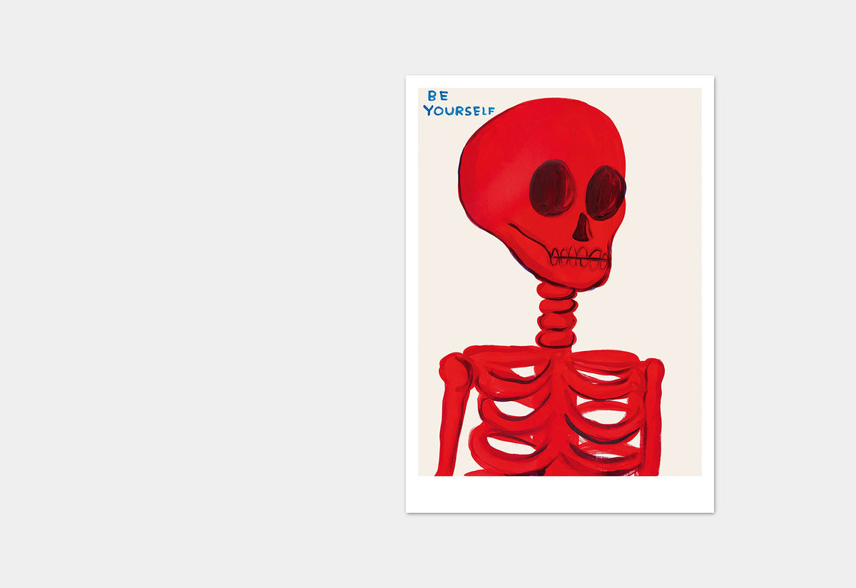 Be Yourself Postcard, David shrigley, Shrig shop