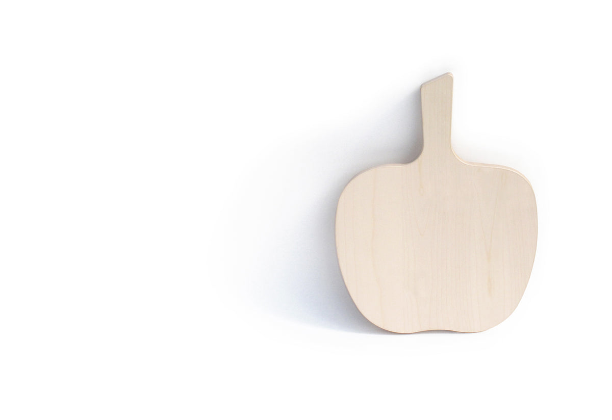 Apple Cutting Board, Side by side