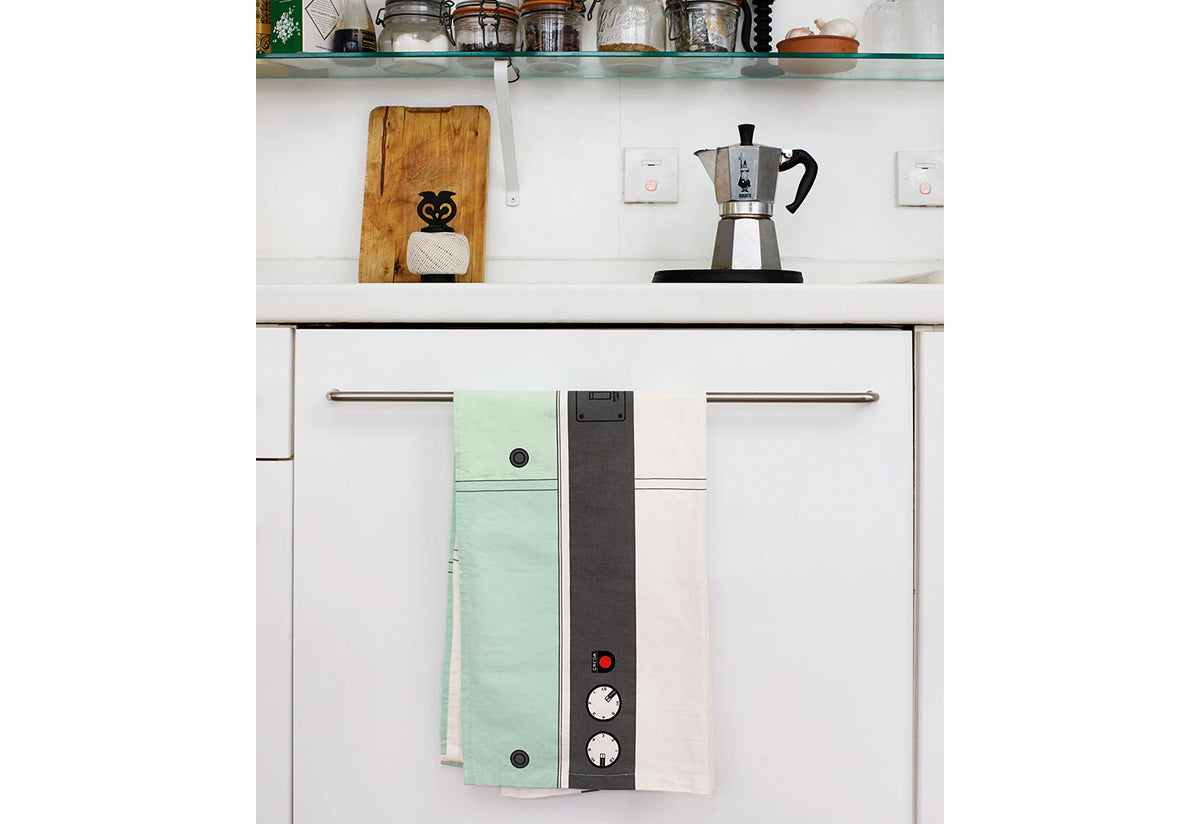 Modernist Kitchens Barbican Tea Towel, Stefi orazi, Stefi orazi studio