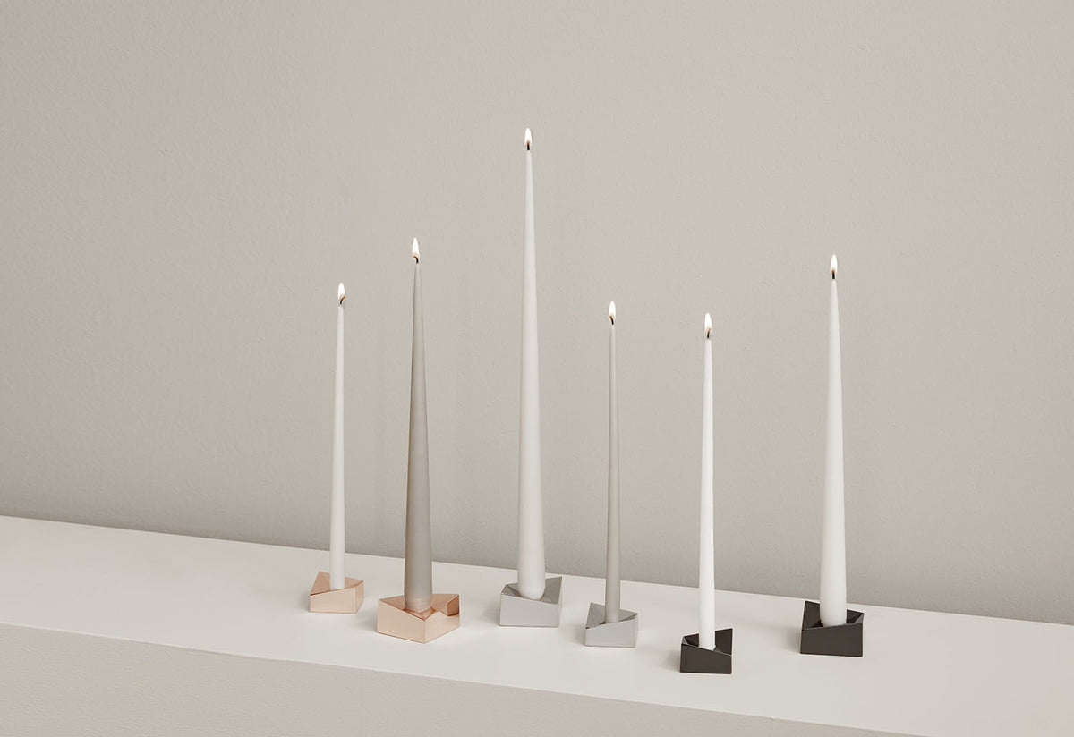 Stoff Nagel Taper Candle Set, Werner stoff, Stoff nagel