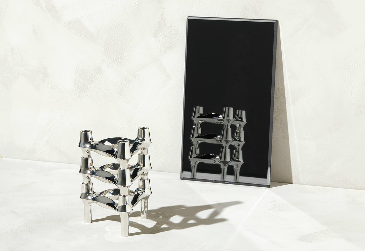 BMF Candle Holder Set, Werner stoff, Stoff nagel