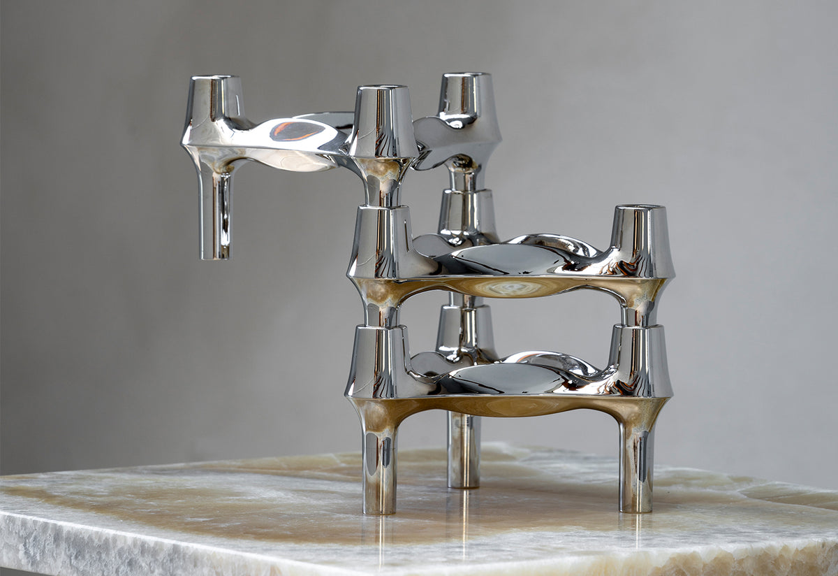 BMF Candle Holder Set, Werner stoff, Stoff nagel