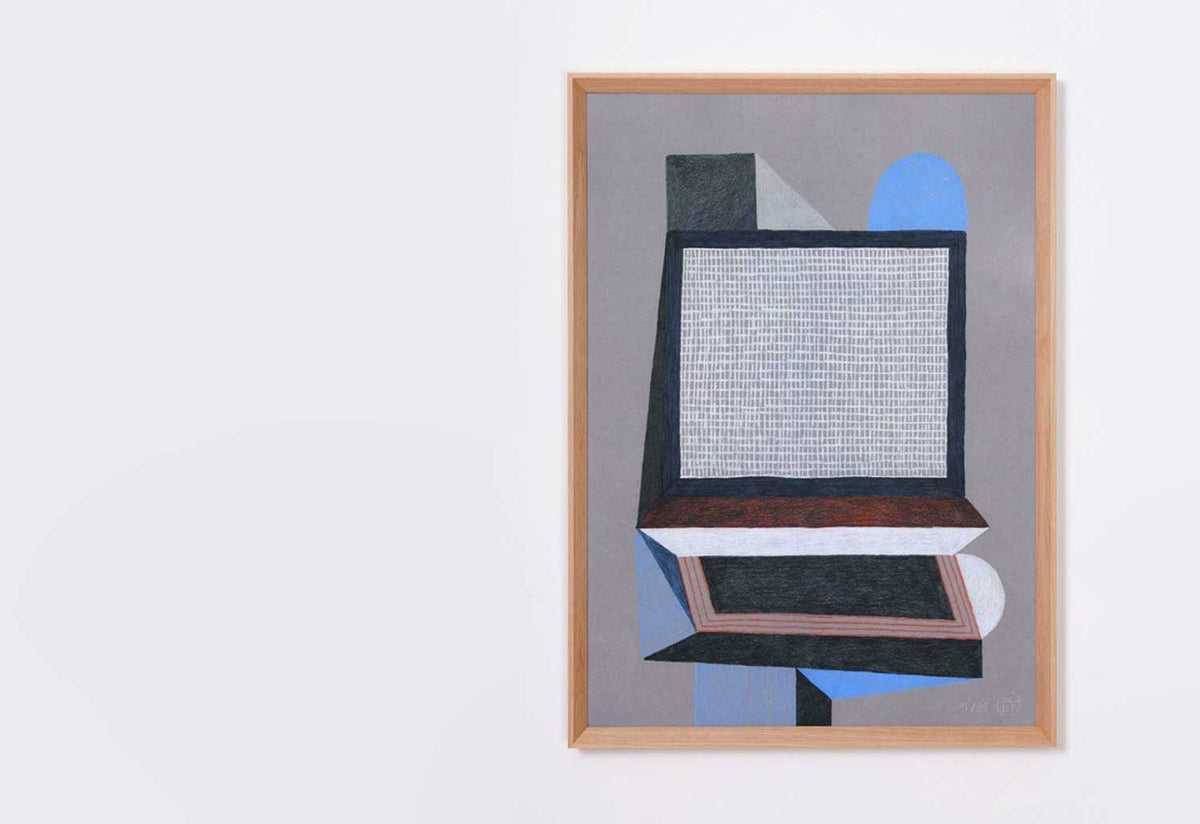 With a Screen Print, 2015, Nathalie du pasquier , The wrong shop
