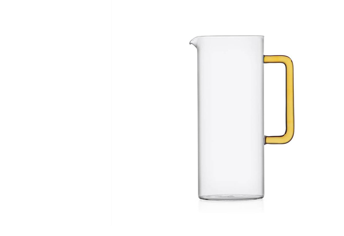 Tube Jug With Yellow Handle, Ichendorf milano