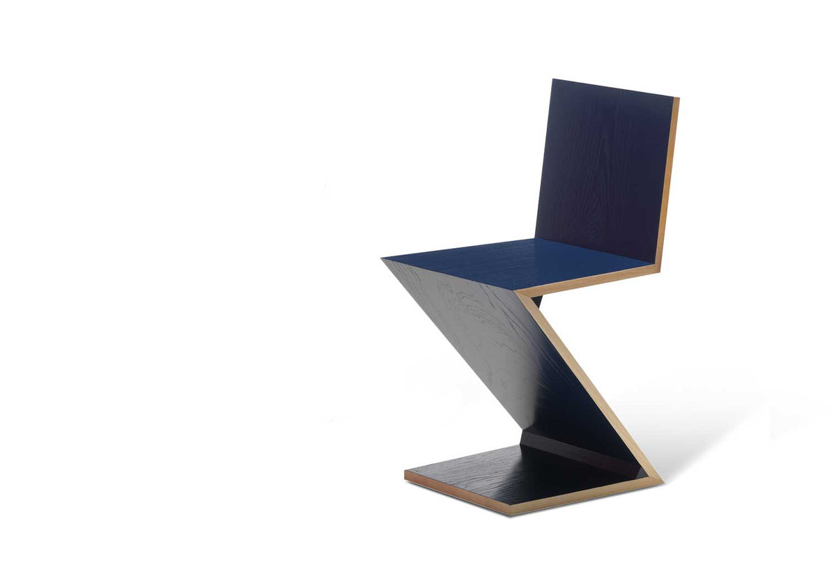 Zig Zag Chair, Gerrit t rietveld, Cassina
