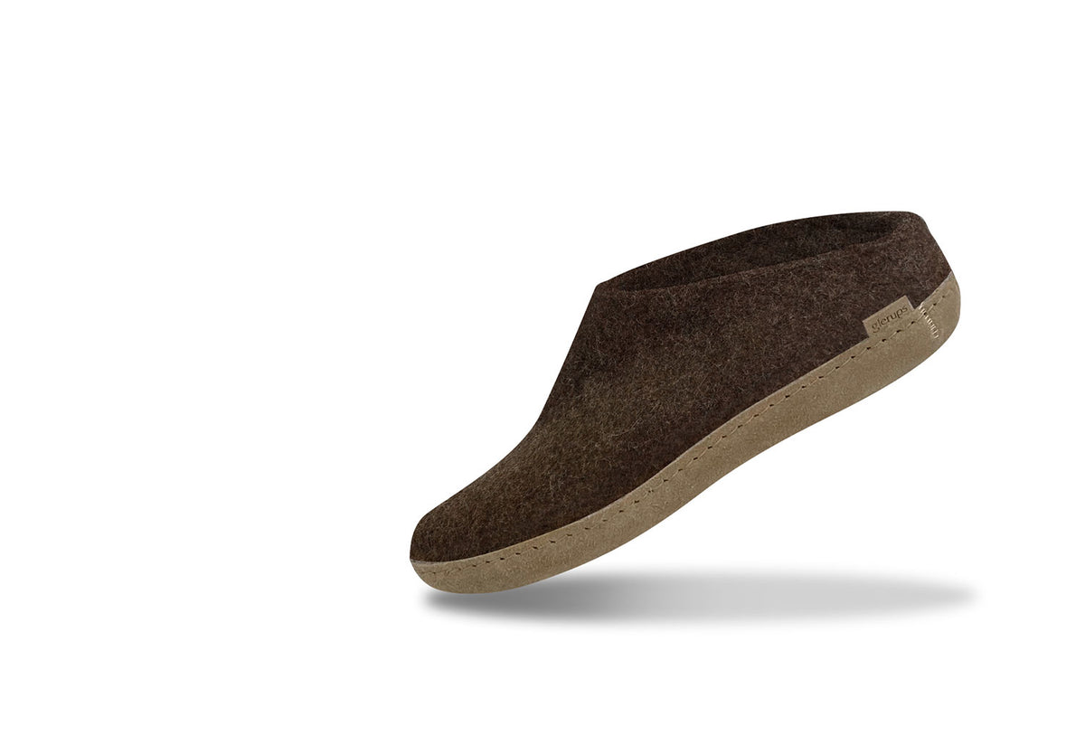 Glerups Slip-ons, Brown, Nanny glerups, Glerups