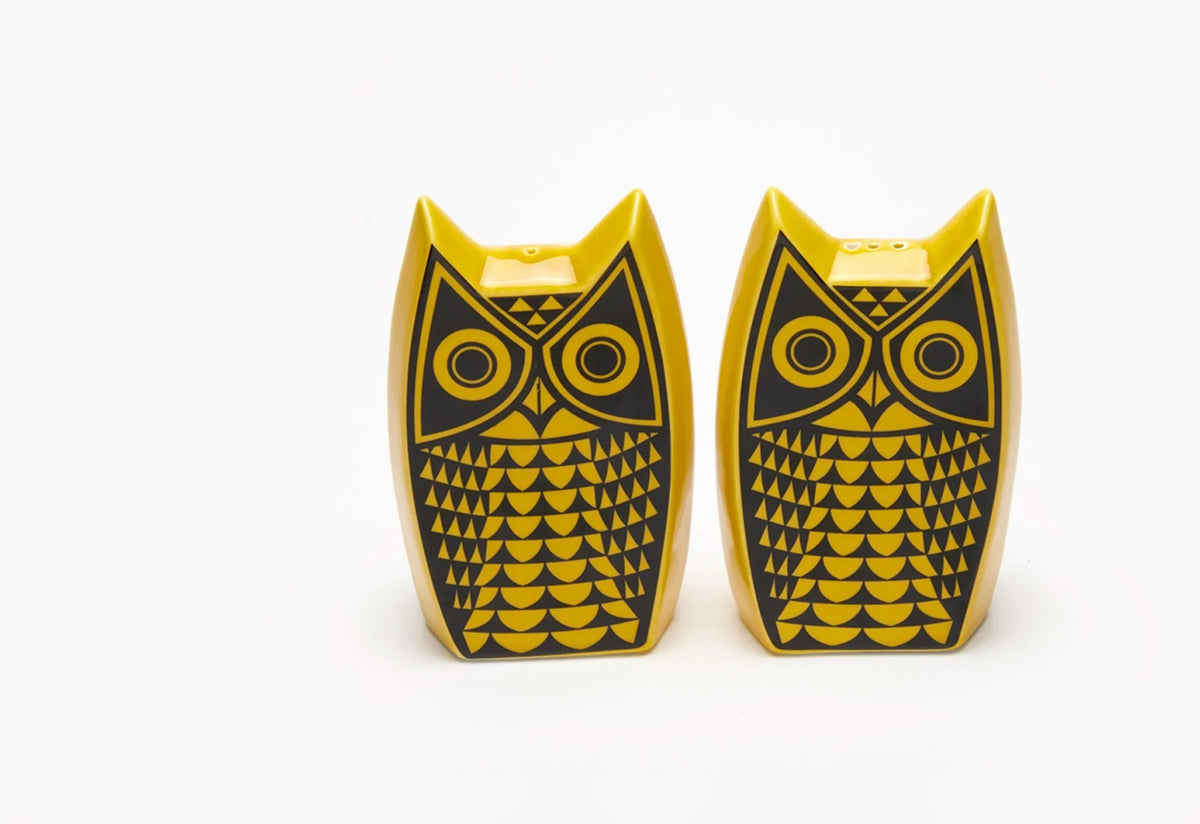 Owl Cruet Set, Hornsea pottery, Magpie