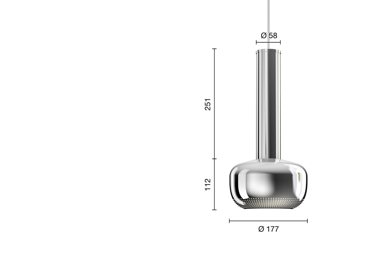 VL 56 Pendant, Vilhelm lauritzen, Louis poulsen