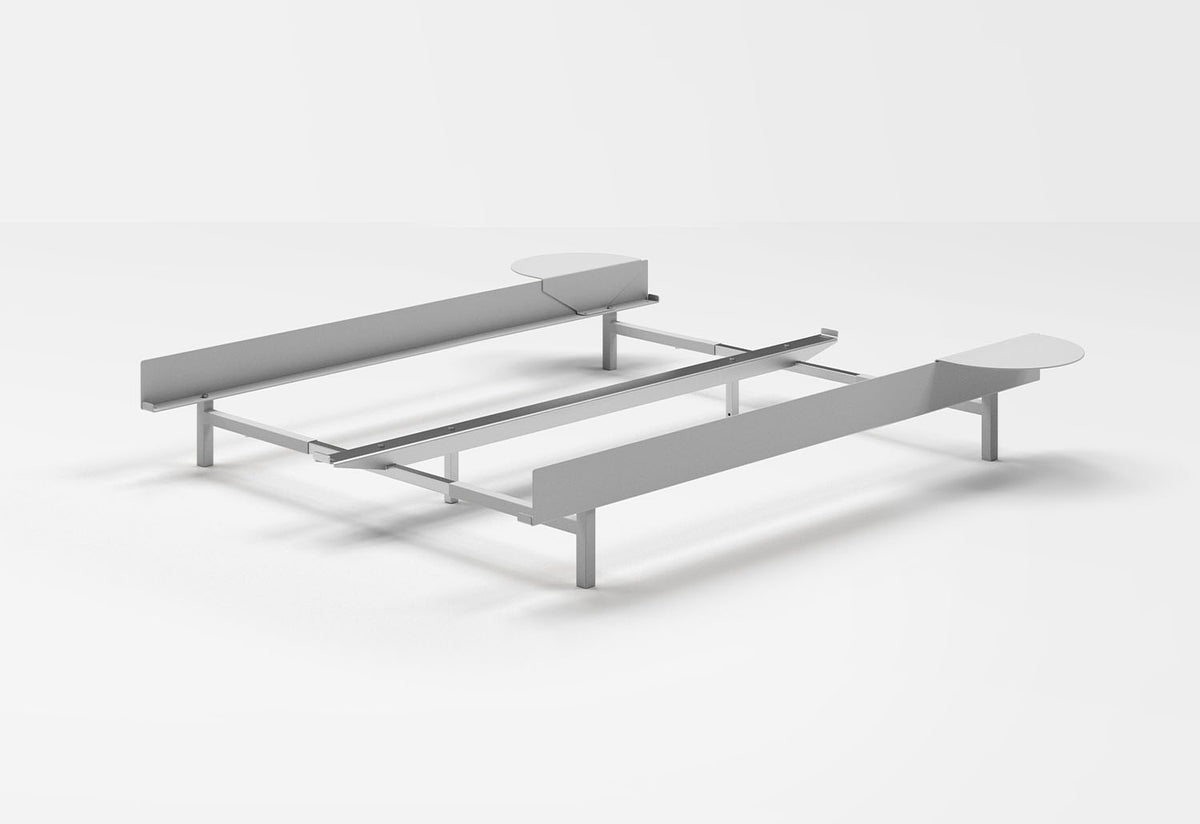 90 - 180cm Bed | Stainless Steel, Moebe