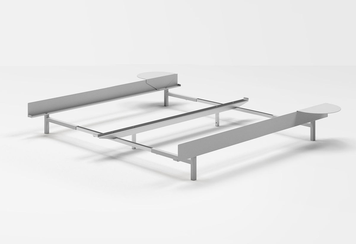 90 - 180cm Bed | Stainless Steel, Moebe