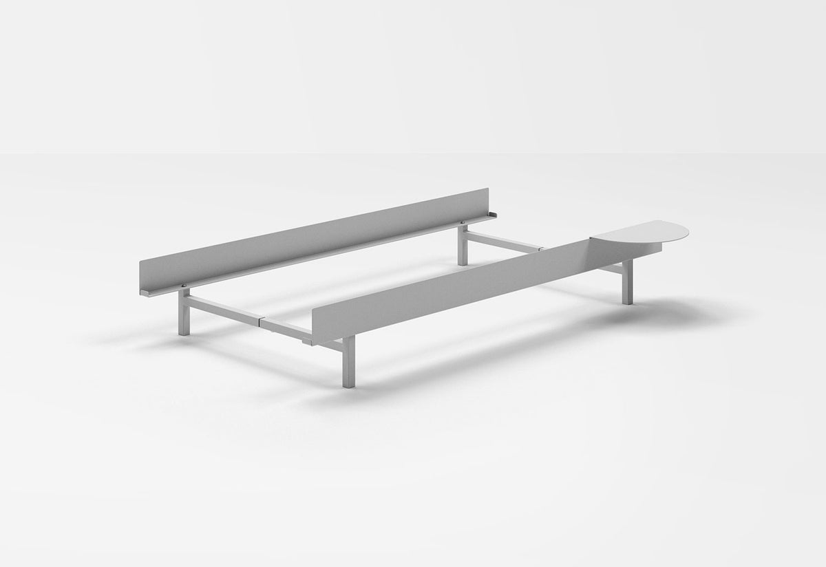 90 - 180cm Bed | Stainless Steel, Moebe