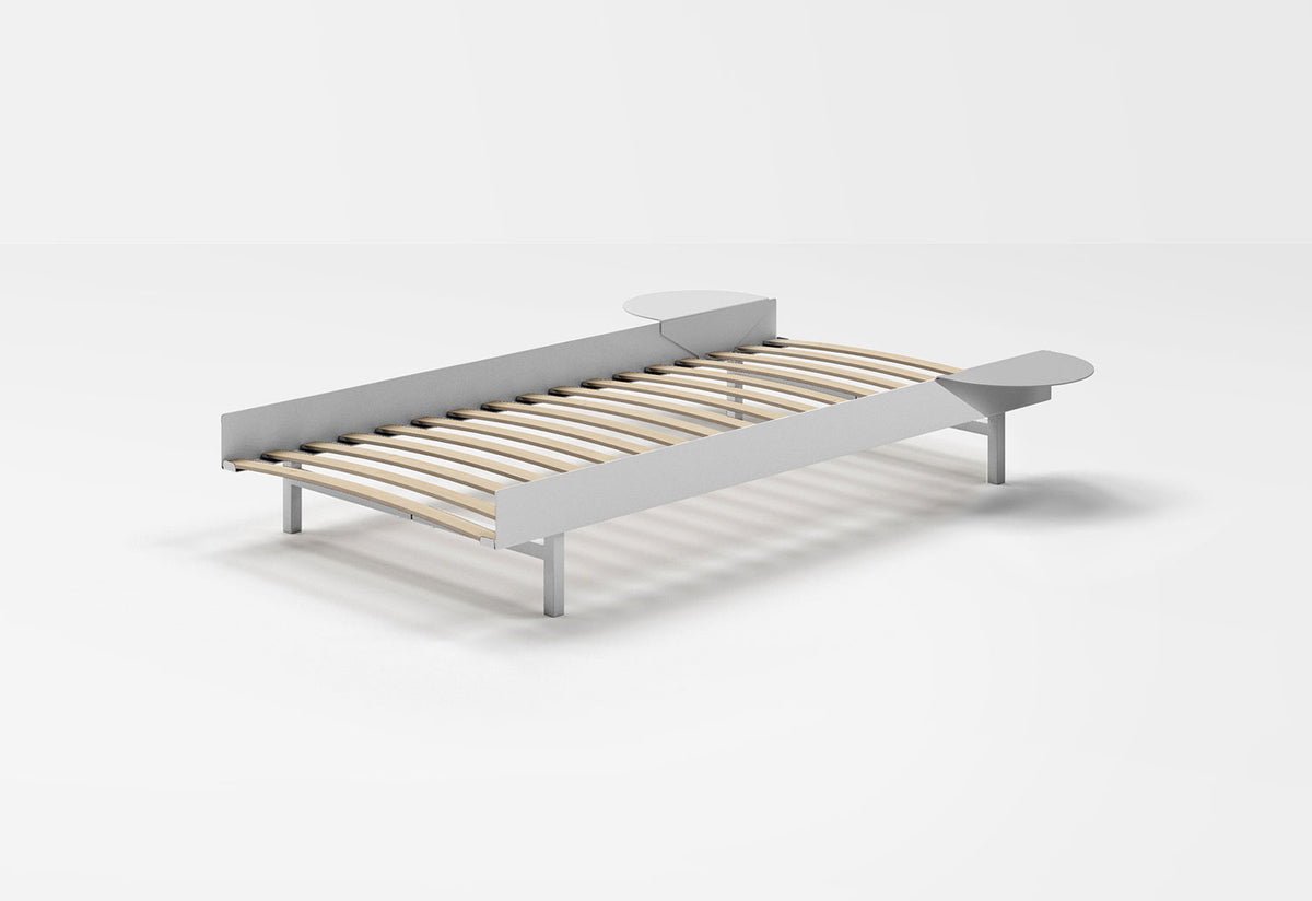 90 - 180cm Bed | Stainless Steel, Moebe