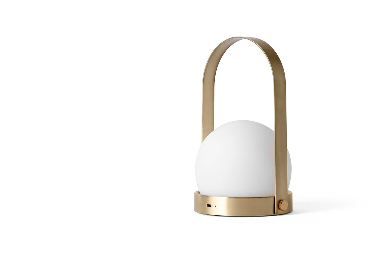 Carrie Table Lamp, Brushed Brass, Norm.architects, Audo copenhagen