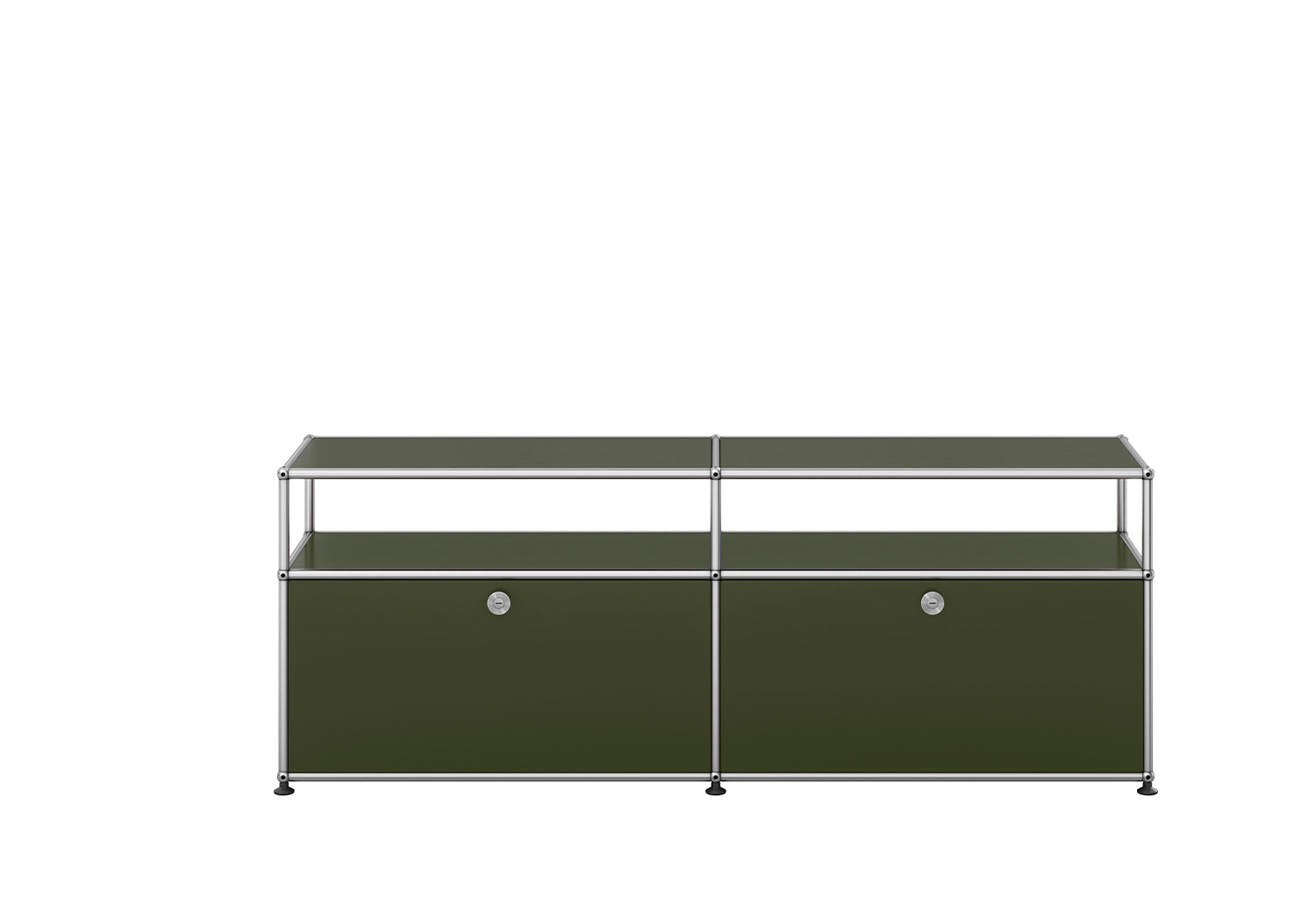 ■KB974HI/USM・ハラー/FRITZ HALLER/フリッツ・ハラ―/キトス/KITOS/デスク/ガラス天板 Haller M64 Sideboard - USM Anthracite - Colour