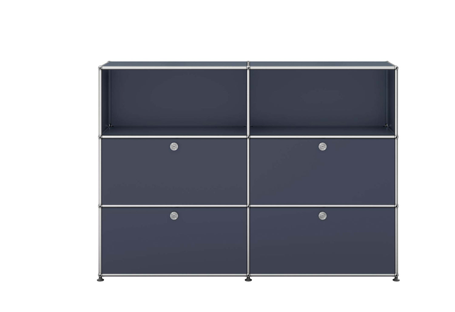 ■KB974HI/USM・ハラー/FRITZ HALLER/フリッツ・ハラ―/キトス/KITOS/デスク/ガラス天板 Haller M64 Sideboard - USM Anthracite - Colour