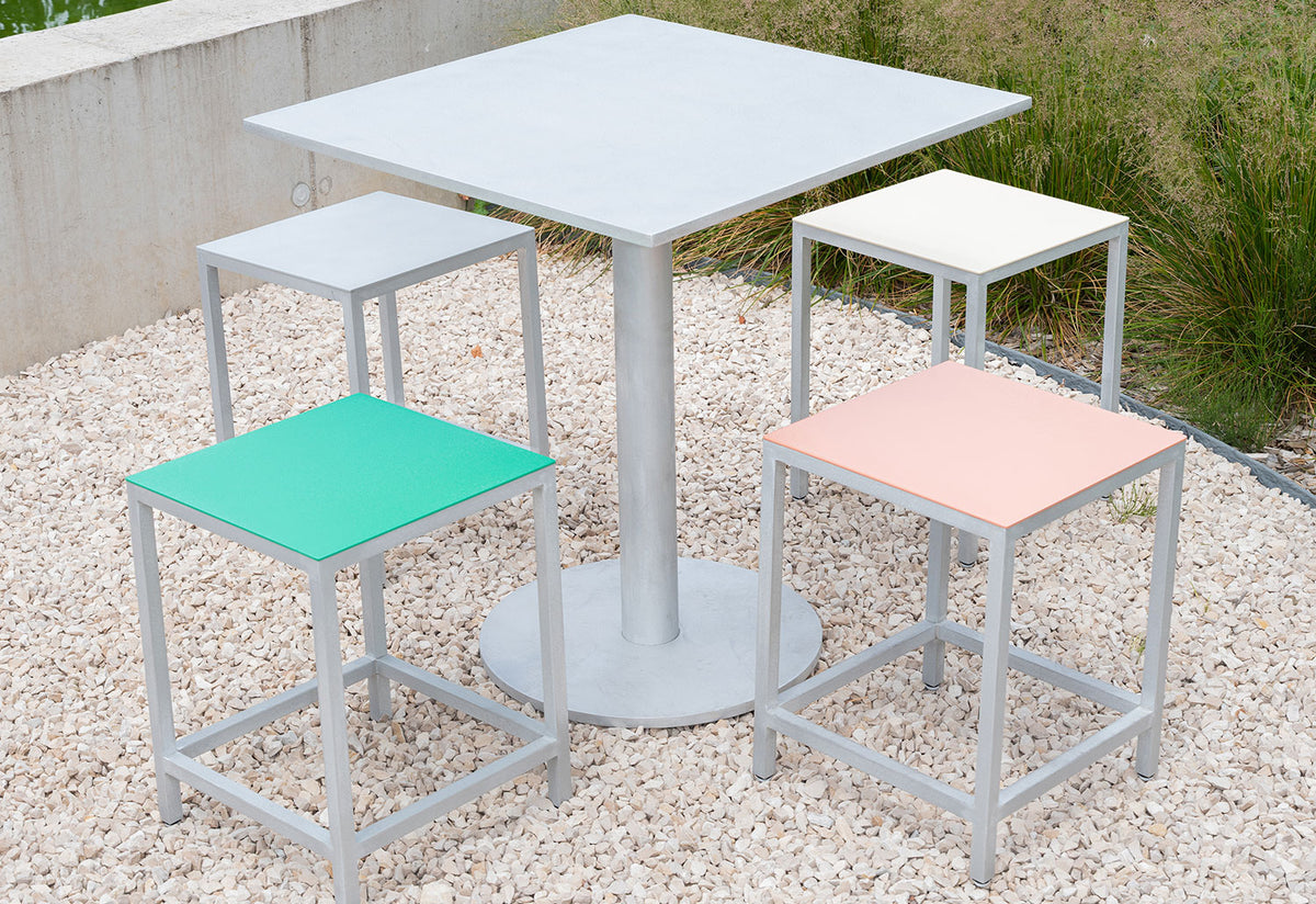 Alu Bar Stool, Muller van severen, Valerie objects