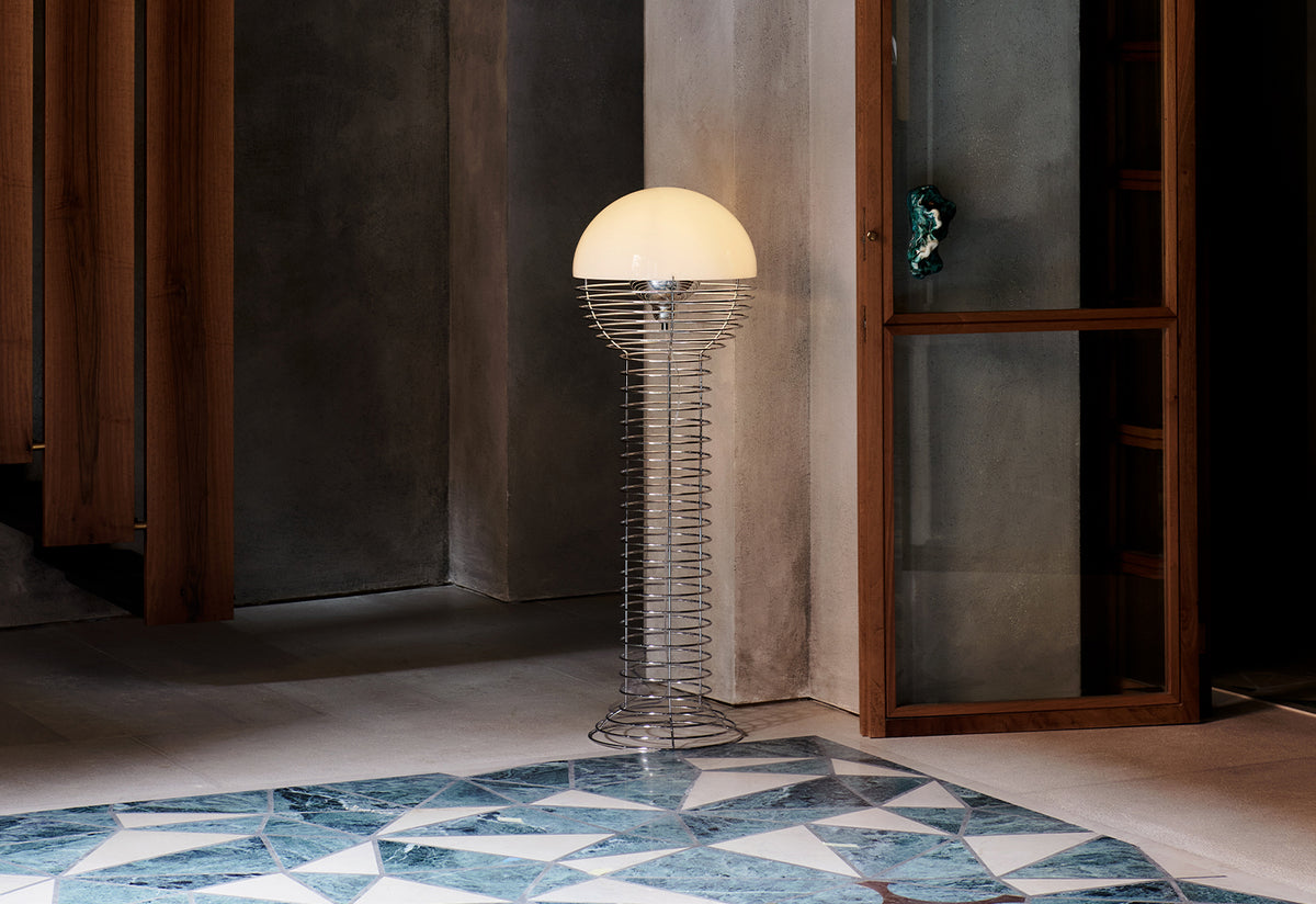 Wire Floor Lamp, Verner panton, Verpan