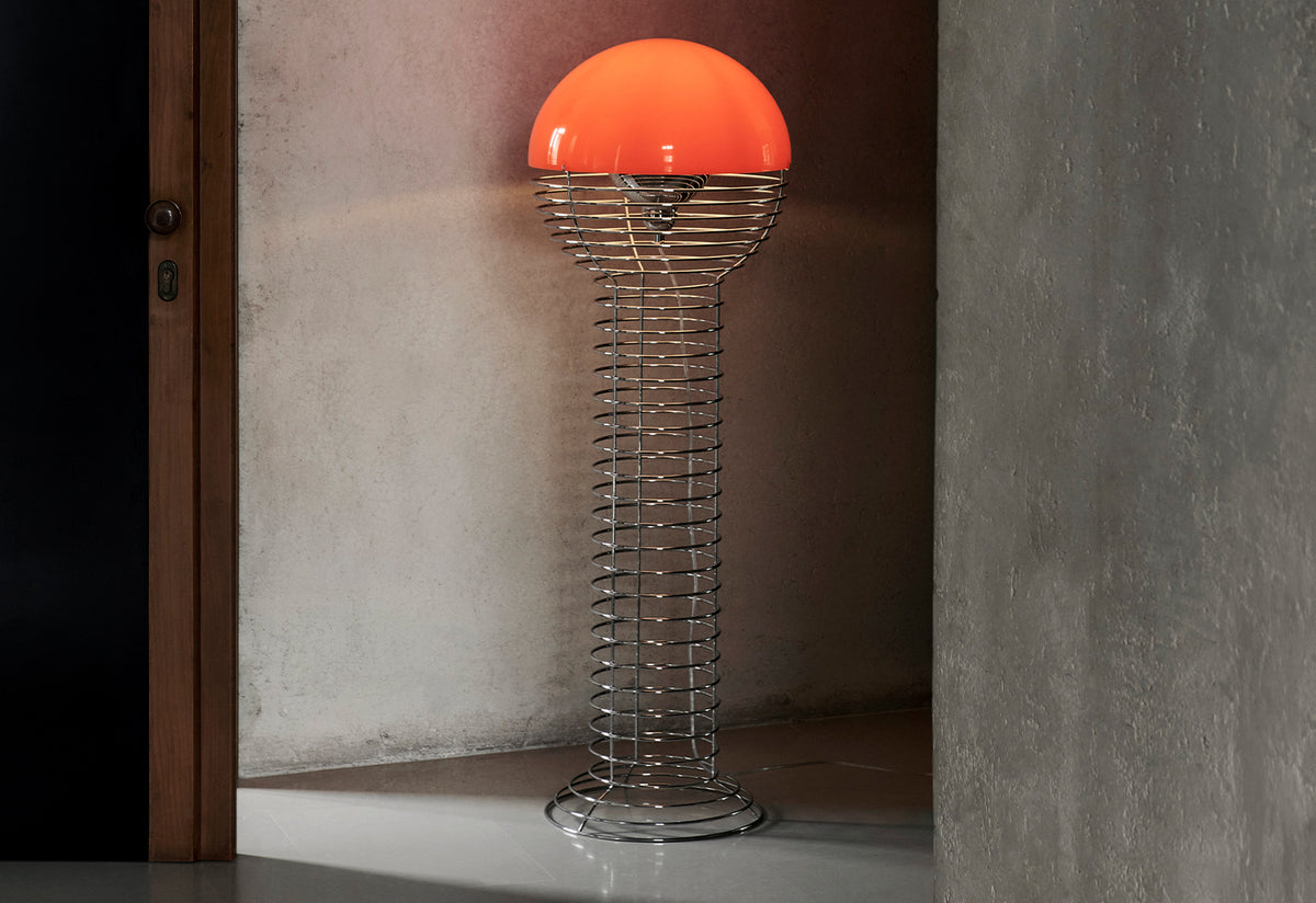 Wire Floor Lamp, Verner panton, Verpan