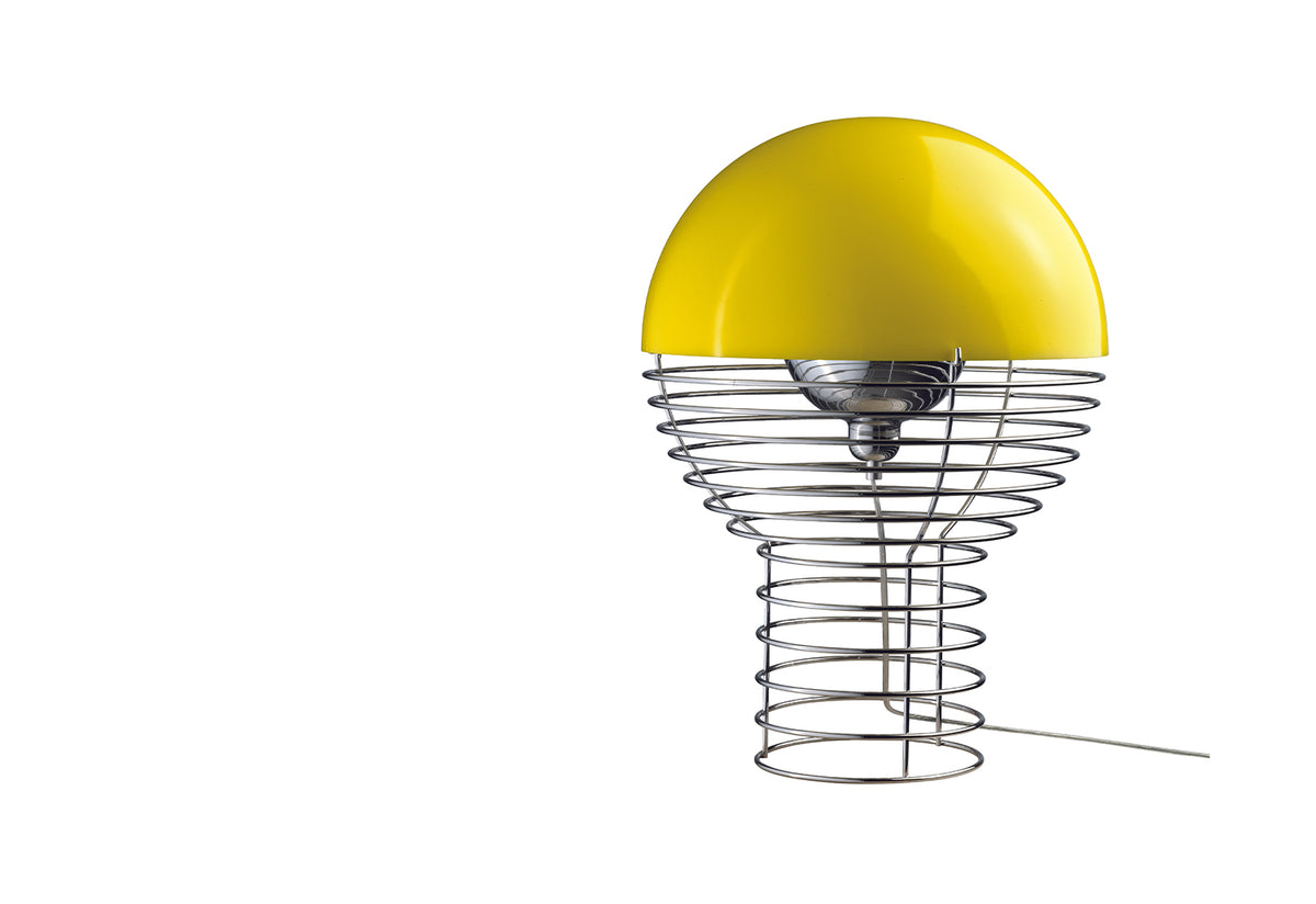 Wire Table Lamp, Verner panton, Verpan