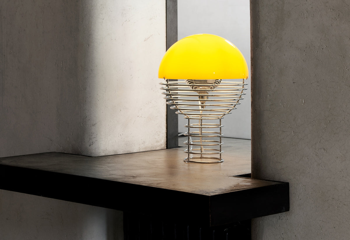 Wire Table Lamp, Verner panton, Verpan
