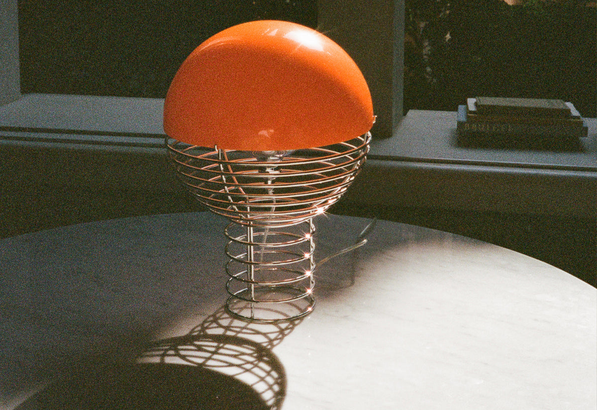 Wire Table Lamp, Verner panton, Verpan