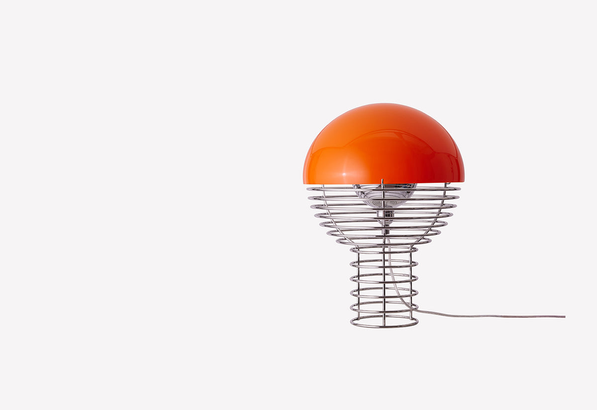 Wire Table Lamp, Verner panton, Verpan