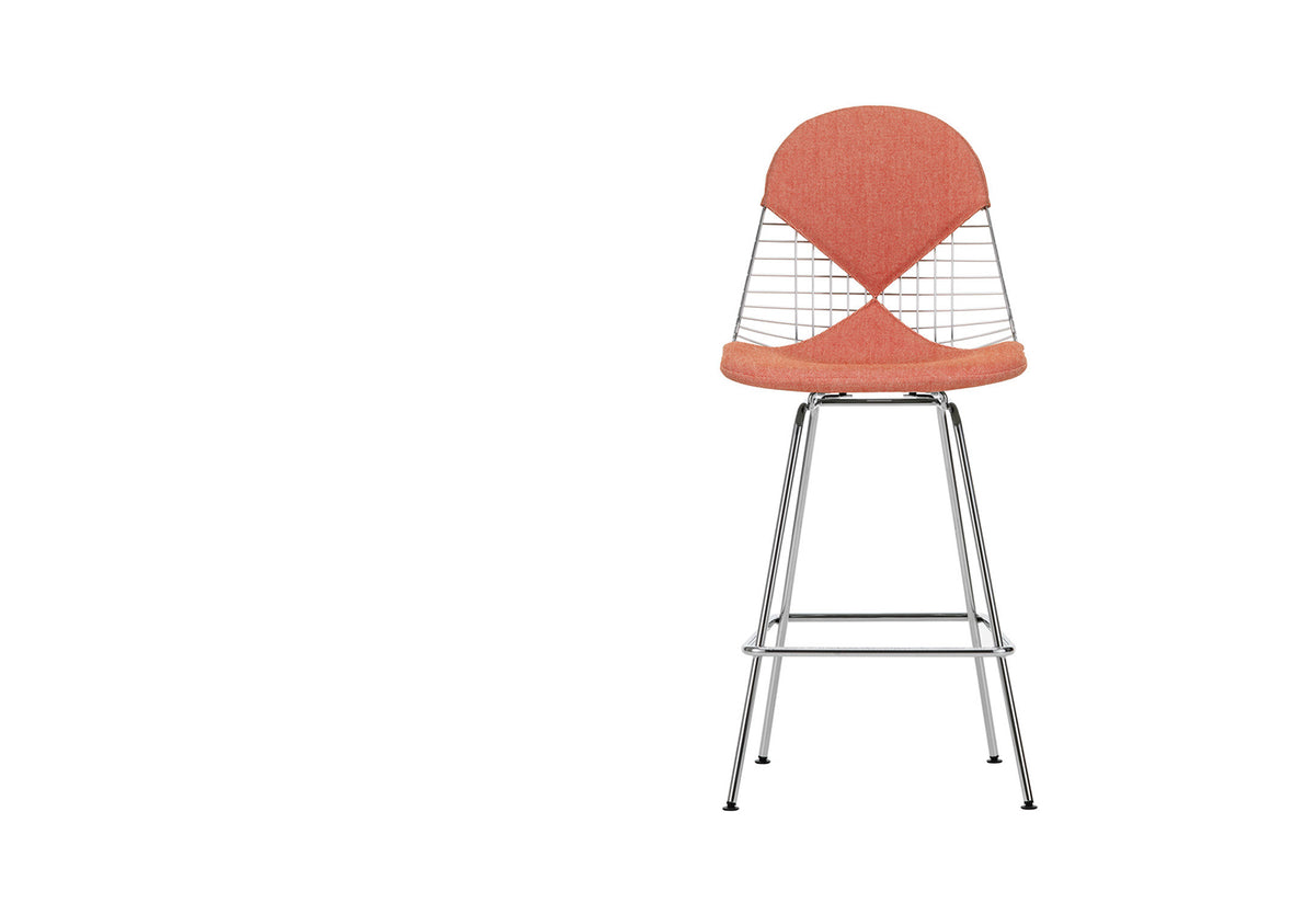 Eames Wire Barstool | Upholstered, Charles and ray eames, Vitra