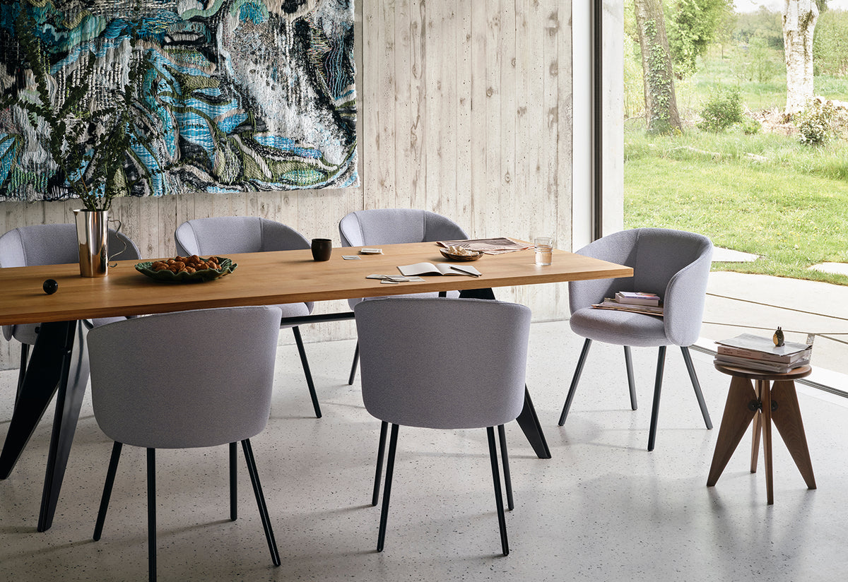 Tabouret Bois, Jean prouve, Vitra