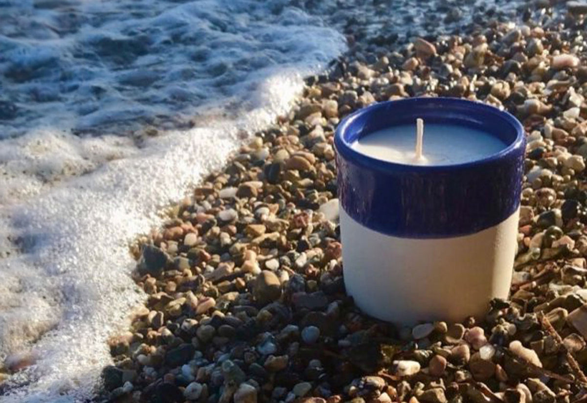 White Clay Candle | Saltwater