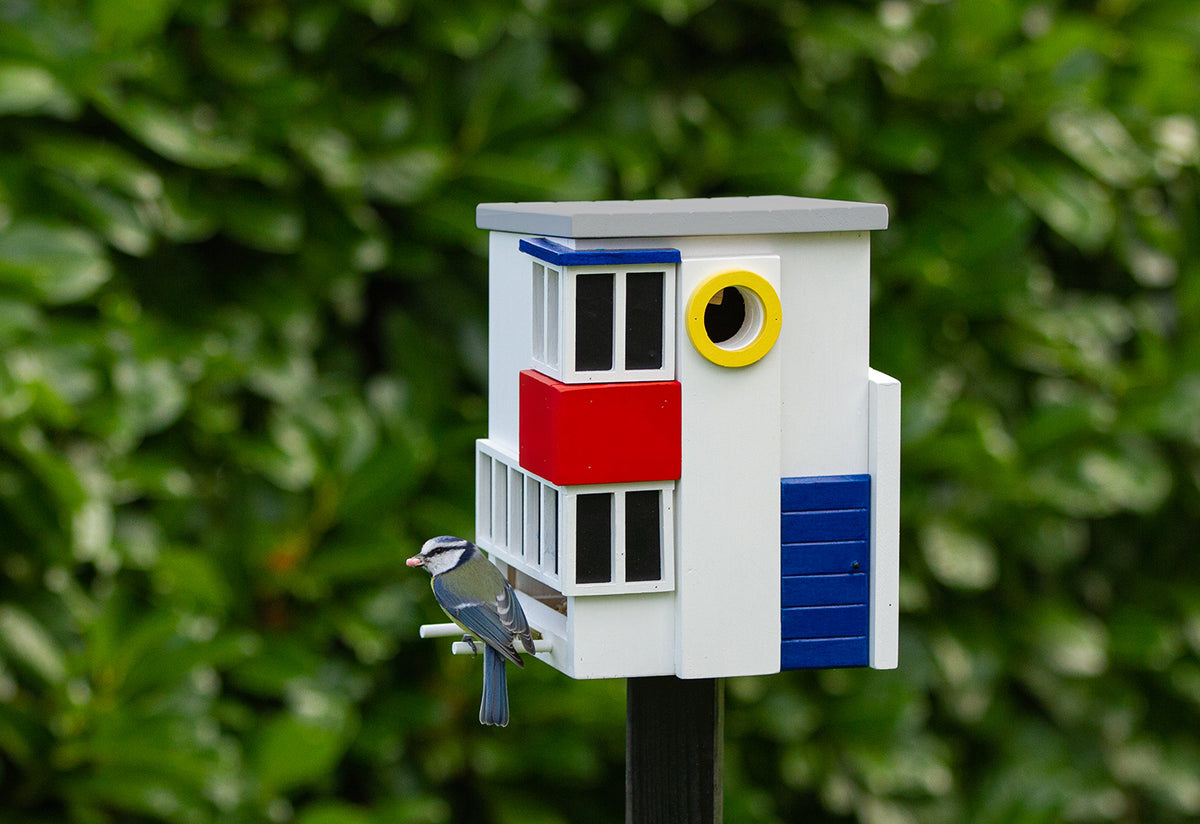 Multiholk De Stijl Bird House, Wildlife garden